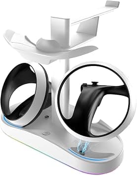 Charging Stand for PlayStation VR2, Multifunction Vertical PS VR2 Headset & Sense Controllers Charge Dock Station for PS5 VR2 PSP Games Accessories on Amazon.ae - Price Tracker