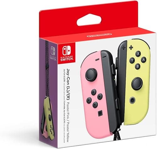 Nintendo UK Nintendo - Joy-Con (L)/(R) - Pastel Pink/Pastel Yellow on Amazon.ae - Price Tracker