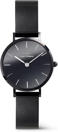 Daniel Wellington Petite Reflection Women’s Watch - 28mm Case, Japanese Quartz Movement, 316L Stainless Steel Mesh Strap, Water Resistant, Small Wrist Watch for Women, Black, 28mm - Amazon.ae Price Tracker