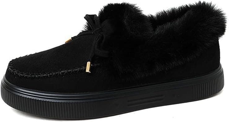 Ladmiple Winter Boots For Women 2023 Snow Warm Ankle Booties Slip On Outdoor Fur Lined Comfortable Fashion Walking Shoes على Amazon.ae - متتبع الأسعار