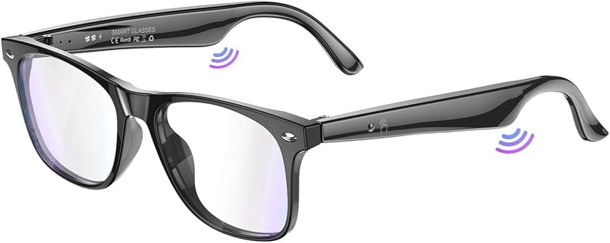 Smart Glasses with 130+ Translation, AI Glasses with Music and Call Control Volumn Up and Down, 170mAh Multifunctional Bluetooth Smart Glass for Men Women on Amazon - Best Deal Finder