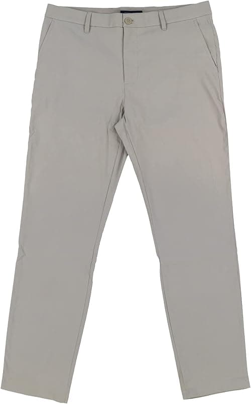 Tommy Hilfiger Mens Slim Fit Performance Chino Pants (33x32, Light Khaki) on Amazon.ae - Price Tracker