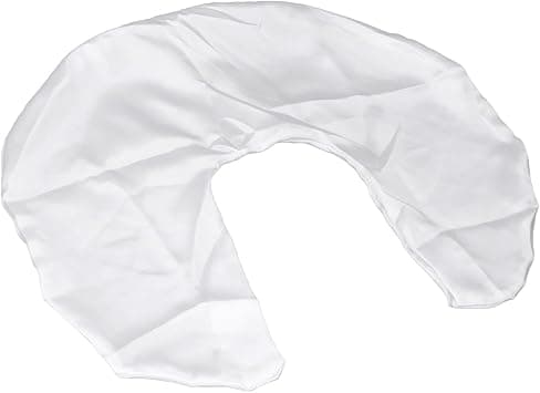 Soft and Comfortable Nursing Pillow Cover, Satin Cover for Breastfeeding Pillows, Universal Fit, Hypoallergenic and Skin-Friendly, Versatile Usage, Easy Cleaning Design, Multi (White) على Amazon.ae - متتبع الأسعار