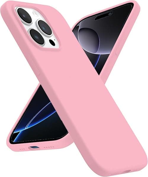TR-PLANET for iPhone 15 Pro Liquid SiliconCover, Microfiber Lining Shockproof Slim Thin Phone Cover, Lightweight Soft Back TPU Rubber-Gel Case Compatible With iPhone 15 Pro, pink on Amazon.ae - Price Tracker