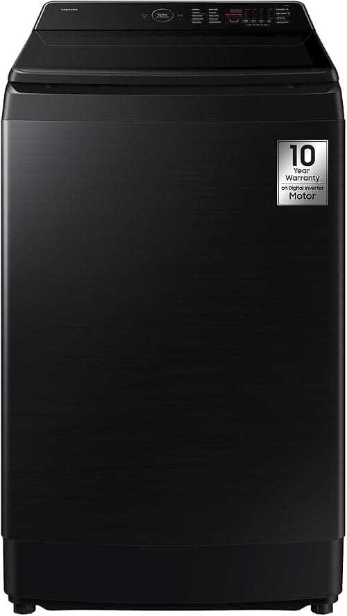 Samsung 10kg BeSpoke AI Top Load Washing Machine with EcoBubble, AI Energy mode, Black - WA80F10S5BGU على Amazon.ae - متتبع الأسعار