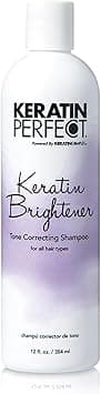 Keratin Perfect - Keratin Brightener - Tone Correcting Shampoo - For All Hair Types - Promotes Smooth and Moisturized Hair - Contains Avocado and Lavender Oil - Intense Hydration - 12 oz / 354 ml on Amazon.ae - Price Tracker