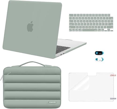MOSISO Compatible with MacBook Air 13 inch Case 2026-2022,Antique Green على Amazon.ae - متتبع الأسعار