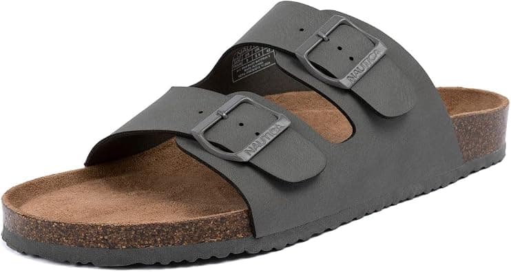Nautica Triun mens Slide Sandal على Amazon.ae - متتبع الأسعار