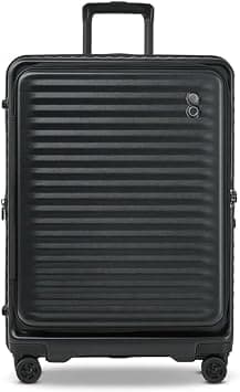 Echolac Celestra 65cm Black Cabin Trolley With 8 Wheels, PC Hard Shell, Expandable, TSA Lock, Front Access, Shock Absorb Wheels, Lightweight, 5-Year Warranty. on Amazon - Best Deal Finder