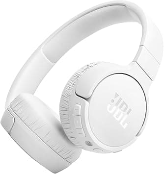 JBL Tune 670NC Adaptive Noise Cancelling Wireless On-Ear Headphones, Pure Bass, Smart Ambient, Bluetooth 5.3 + LE Audio, Hands-Free Call, 70H Battery, Multi-Point Connection - White, JBLT670NCWHT on Amazon - Best Deal Finder