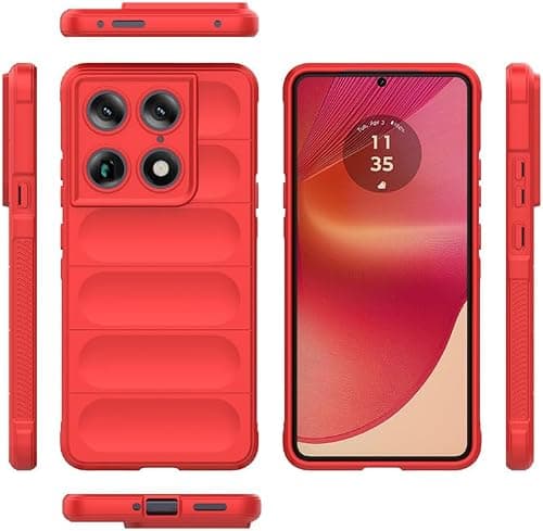 Cover Compatible with Motorola Moto G67 5G / G77 5G Camera Protection Anti-drop TPU Mobile Soft Case Red on Amazon.ae - Price Tracker