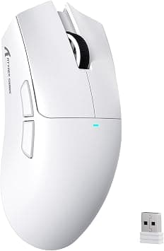 ATTACK SHARK X11SE Wireless Gaming Mouse, 63g Superlight With PixArt PAW3311 Sensor, 22000 DPI, Tri-Mode BT/2.4Ghz/Wired, 1000Hz Polling rate, 300mAh Battery, Dual Driver, for PC/Xbox/PS/Mac (White) on Amazon - Best Deal Finder