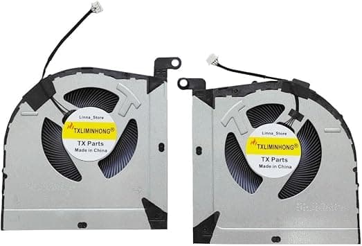 New Compatible CPU and GPU Cooling Fan for Lenovo LOQ 15IRH8 GeekPro G5000 IRH8 FQRL DFSCL42P165934 FQRK DFSCL42P065934 DC12V 0.6A على Amazon.ae - متتبع الأسعار
