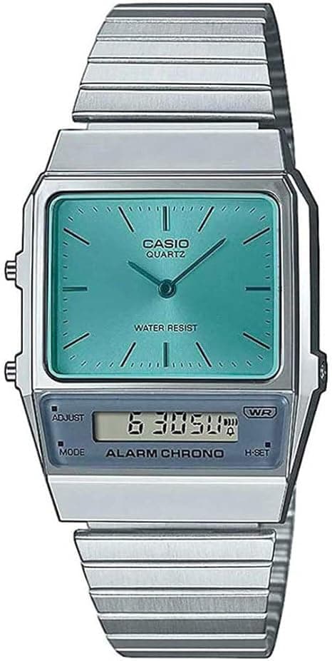 Casio Men's Watch - AQ-800EC-2ADF blue Dial, Silver Band on Amazon.ae - Price Tracker