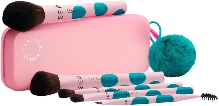 Sephora Collection Face & Eye Brush Set - 2 Face Brushes & 3 Eye Brushes on Amazon.ae - Price Tracker