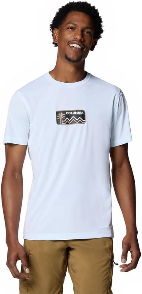 Columbia Men's Zero Rules Light Short Sleeve Graphic Crew Technical Short Sleeve T-Shirt (Pack of 1) on Amazon - Best Deal Finder