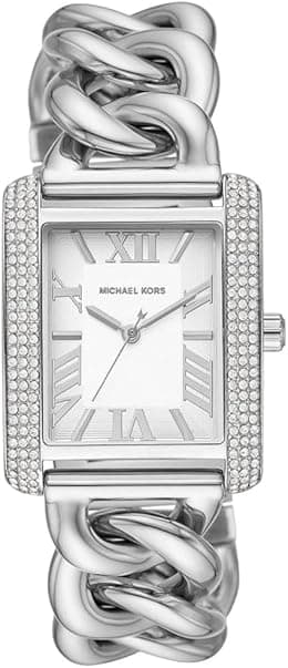 Michael Kors Emery Women's Watch, Quartz Movement with Stainless steel or Leather strap - متتبع أسعار Amazon.sa