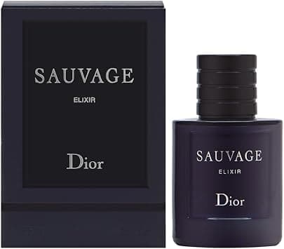 Sauvage Elixir by Christian Dior for Men 7.5ml/0.25oz Parfum | Men's Parfum, Luxury Cologne, Designer Fragrance, Travel Size, Mini Perfume, Sauvage Elixir Scent - متتبع أسعار Amazon.sa