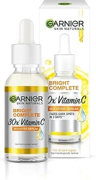 Garnier Bright Complete Vitamin C Booster Face Serum for All Skin Types (30ml) on Amazon.ae - Price Tracker