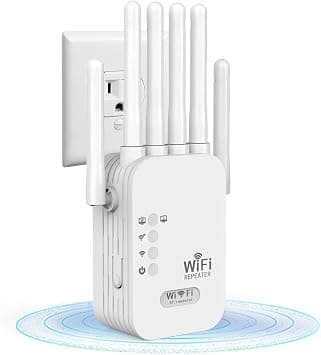 PINKE WiFi Extender Booster, 300 Mbps 2.4GHz Wireless Signal Booster with Ethernet Port, 6 Antenna WiFi Repeater for Home and Office, Stable Internet Performance, Quick Setup, UK Plug على Amazon.ae - متتبع الأسعار