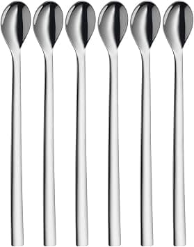 Wmf Nuova Long Drink Spoon Set, Silver, Wm-12-9140-6046, 6 Pieces على Amazon.ae - متتبع الأسعار