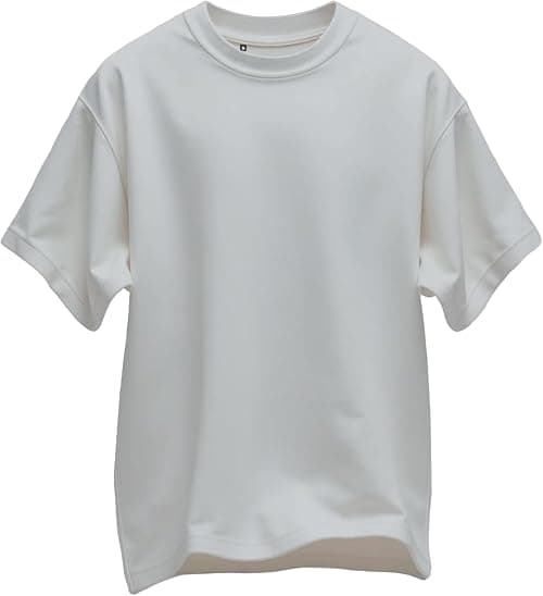 Unisex Short Sleeve Shirt Over Size Heavy T-shirt Crowneck100 Cotton on Amazon.ae - Price Tracker