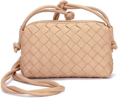 Small Crossbody Shoulder Bag for Women, Mini Camera Bag Card Holder Wallet Purse and Hand-Woven Handbags on Amazon.ae - Price Tracker