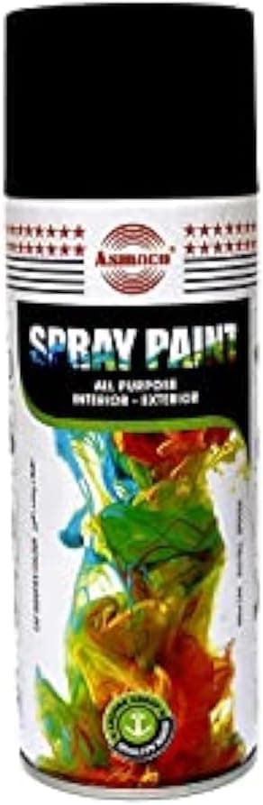 Asmaco Spray Paint, Matt Black on Amazon.ae - Price Tracker