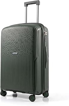 Neon X PP Hard Shell 24 Inch Luggage Deep Green, Medium Check-In Trolley Suitcase with Lightweight Design, Spinner Wheels, Secure Lock and 2 Year Warranty on Amazon - Best Deal Finder