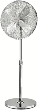 MICRON TURBO AIR SERIES - 16 INCH FULL METAL STAND FAN, ADJUSTABLE HEIGHT FAN, 50W- STUNNING SILVER on Amazon.ae - Price Tracker