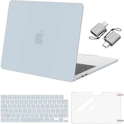MOSISO Compatible with MacBook Air 13 inch Case 2026, Baby Blue على Amazon.ae - متتبع الأسعار