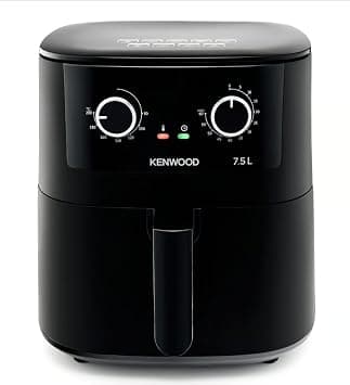 KENWOOD Digital Air Fryer XXXL 7.5L 2.5Kg 1500W With Rapid Hot Air Circulation For Frying, Grilling, Broiling, Roasting, Baking And Toasting HFP76.000BK Black on Amazon - Best Deal Finder