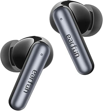 Earfun Air Pro 4i In Ear Bluetooth Headphones - Hybrid Active Noise Cancelling - 40 Hours Life - IP55 - Black on Amazon.ae - Price Tracker