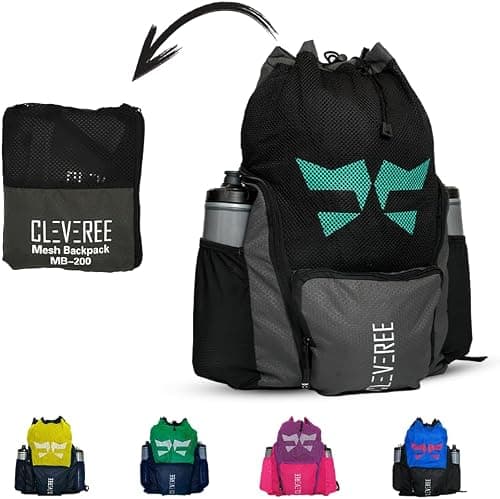Sports Mesh Backpack for Travel, Swimming, Football, Beach. Basketball, Gym - Breathable - Waterproof pocket - Shoe Compartment Pocket on Amazon.ae - Price Tracker