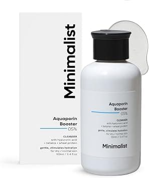 Minimalist Face Wash for Dry to Normal Skin with Hyaluronic Acid & 5% Aquaporin for Gentle & Non-drying Face Cleanser| Leaves Soft & Hydrated Skin| Sulphate Free 100ml on Amazon.ae - Price Tracker