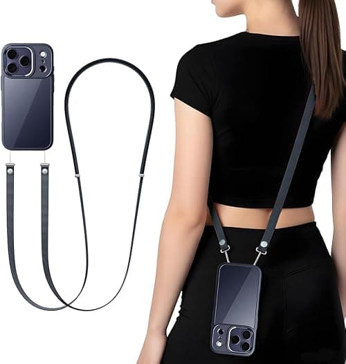ELEPHANTBOAT® Crossbody Phone Strap with Metal Buckles, 43''-47'' Adjustable Nylon Phone Lanyard for Hands-Free Carrying, Compatible with iPhone 17 Phone Cases on Amazon.ae - Price Tracker