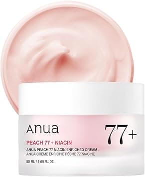 Anua Peach Niacinamide Cream, Face Moisturizer for Dry Skin with Vitamin B12, Collagen, Ceramide, Panthenol, Korean Skin Care for Glass Skin (50ml, 1.69 fl.oz.) on Amazon.ae - Price Tracker