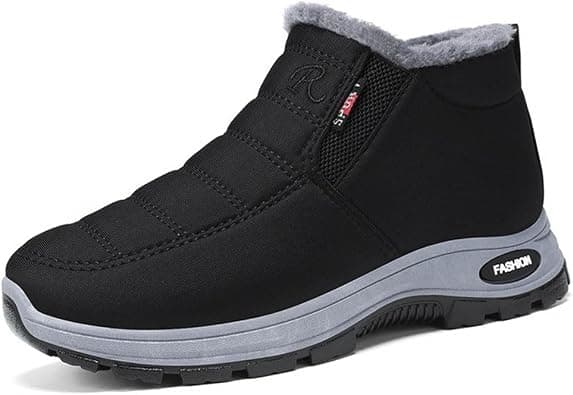 Winter Boots Women's Waterproof Orthopedic Warm Winter Snow Boots, Anti-Slip Fur Lined Slip On Outdoor Warm Ankle Shoes for Women Orthopedic Walking Booties, Win J3, 37 EU on Amazon.ae - Price Tracker
