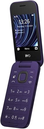 HMD 2660 Flip Klapphandy (2.8 Inch Hauptdisplay, 1.77 Inch Zweitdisplay, 4G + 4G, Bluetooth, 128 MB, 1450 mAh Akku, FM Radio, MP3 Player, 0.3 MP Kamera) Purple (1GF033CPF1L04) on Amazon.ae - Price Tracker