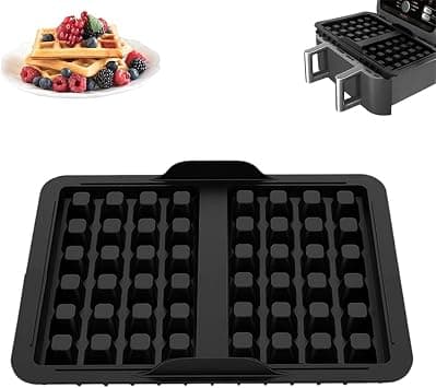 HASTHIP® Silicone Waffle Mold for Air Fryer,-55-220°C Safe Heat-Resistant Square Waffle Tray, Non-Stick & Flexible, Compatible with Ninja Air Fryers - Amazon.sa Price Tracker