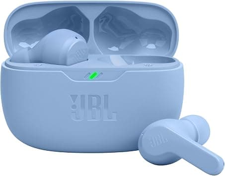 JBL Vibe Beam in-Ear Wireless Earbuds (TWS) with Mic,App for Customized Extra Bass Eq,32 Hours Battery&Quick Charge,Ip54 Water&Dust Resistance,Ambient Aware&Talk-Thru,Google Fastpair (Blue) (Renewed) on Amazon.ae - Price Tracker