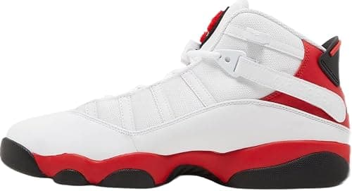 Nike Jordan Men's 6 Rings Basketball Shoes 322992-012 White/University Red 8.5 على Amazon.ae - متتبع الأسعار
