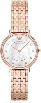 Emporio Armani Women Quartz Watch with Stainless Steel Strap AR11006 on Amazon.ae - Price Tracker