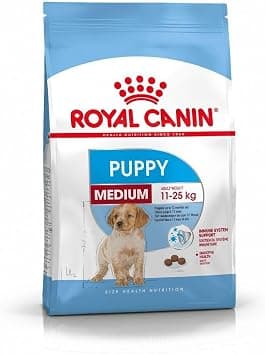 Royal Canin Medium Puppy Dry Dog Food, 4kg - متتبع أسعار Amazon.sa