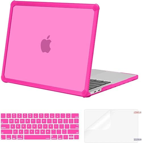 MOSISO Compatible with MacBook Pro 13 inch Case 2026-2016, Bright Rose على Amazon.ae - متتبع الأسعار