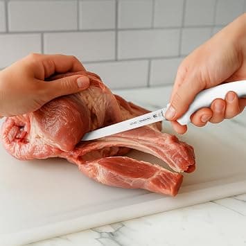 Tramontina Professional 6 Inches Boning Knife with Stainless Steel Blade and White Polypropylene Handle with Antimicrobial Protection على Amazon.ae - متتبع الأسعار