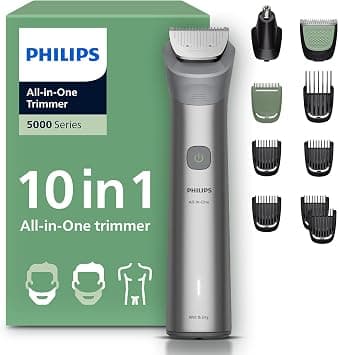 Philips 5000 Series 10in1,Men's Care Set,Face/Hair/Body Shaver,Wet/Dry Use,MG5922/15 على Amazon.ae - متتبع الأسعار