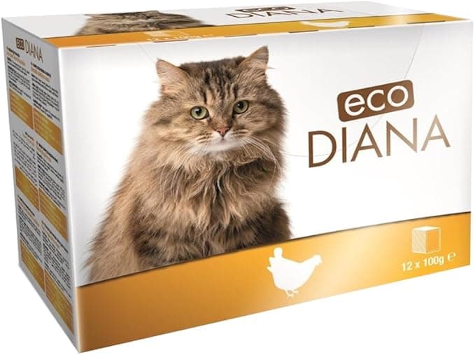Plaisir Eco Diana Food For Cats, 12 Pouches Of 100G, Delicious Chunks With chicken In Gravy, Full Of Nutrition- Multicolour on Amazon.ae - Price Tracker