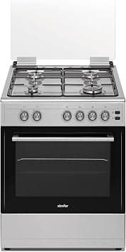 Simfer SMF6062GCL Stainless Steel Gas Cooker, 60 cm x 55 cm Size on Amazon.ae - Price Tracker