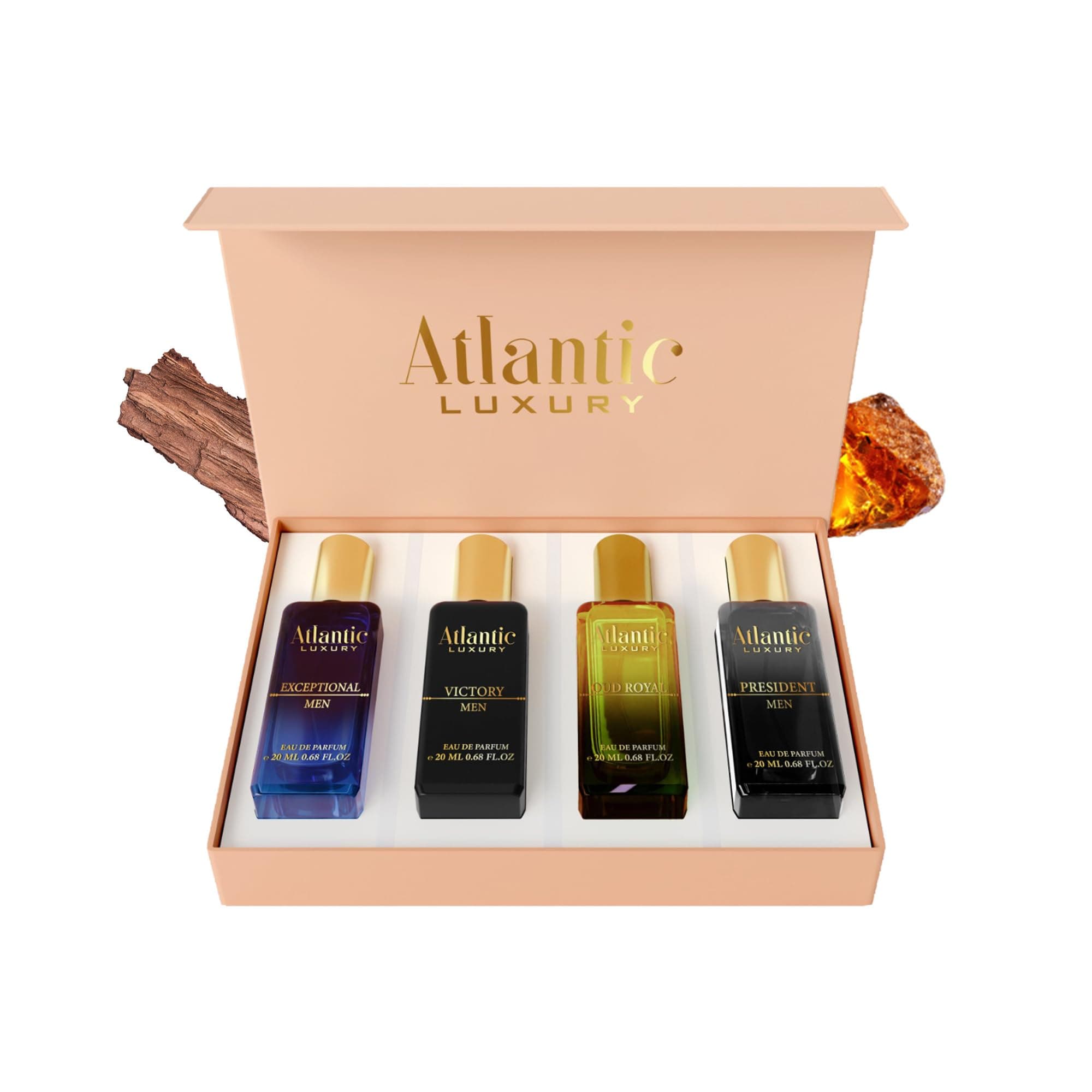 Atlantic Luxury Series Perfume Gift Set for Men – Pack of 4 Long Lasting Men’s Perfumes | Ideal Gifts for Men, Birthday, Anniversary & Valentine’s Day on Amazon.ae - Price Tracker